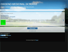 Tablet Screenshot of oxigenoparaenfermos.blogspot.com