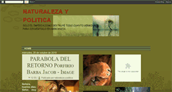 Desktop Screenshot of naturalezaypolitica.blogspot.com