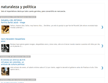Tablet Screenshot of naturalezaypolitica.blogspot.com