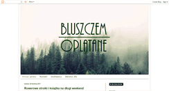 Desktop Screenshot of bluszczemoplatane.blogspot.com