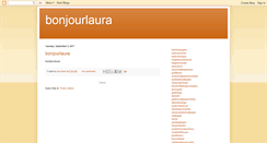 Desktop Screenshot of bonjourlaura.blogspot.com