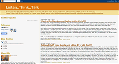 Desktop Screenshot of listenthinktalk.blogspot.com