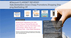 Desktop Screenshot of clarinetreviewcheap.blogspot.com