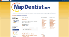 Desktop Screenshot of mapdentist.blogspot.com