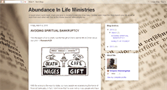 Desktop Screenshot of ailministiries.blogspot.com