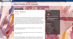 Desktop Screenshot of missflorida2010.blogspot.com