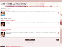 Tablet Screenshot of missflorida2010.blogspot.com