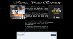 Desktop Screenshot of famous-people-biography.blogspot.com