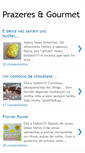 Mobile Screenshot of prazeresegourmet.blogspot.com