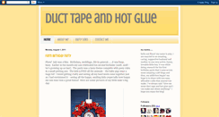 Desktop Screenshot of ducttapeandhotglue.blogspot.com