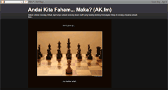 Desktop Screenshot of andaikitafaham.blogspot.com