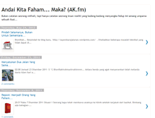 Tablet Screenshot of andaikitafaham.blogspot.com