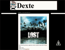 Tablet Screenshot of dexterdown.blogspot.com