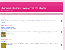 Tablet Screenshot of chandrikashubham.blogspot.com