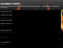 Tablet Screenshot of kizomba-power.blogspot.com