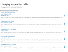 Tablet Screenshot of changingserpentinebelts.blogspot.com
