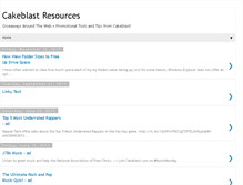 Tablet Screenshot of cakeblast.blogspot.com