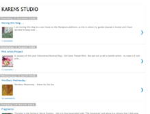 Tablet Screenshot of karens-gardenstudio.blogspot.com