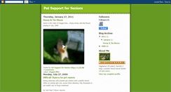 Desktop Screenshot of petsupportforseniors.blogspot.com