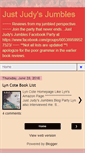 Mobile Screenshot of justjudysjumbles.blogspot.com