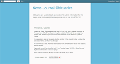 Desktop Screenshot of news-journaldeaths.blogspot.com
