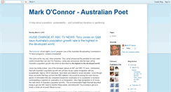 Desktop Screenshot of markoconnor-australianpoet.blogspot.com