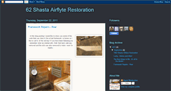 Desktop Screenshot of 62shastaairflyterestoration.blogspot.com