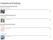 Tablet Screenshot of campanhaantibullying.blogspot.com