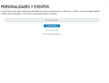 Tablet Screenshot of personalidadesyeventos.blogspot.com