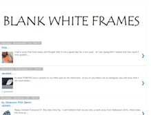 Tablet Screenshot of blankwhiteframes.blogspot.com