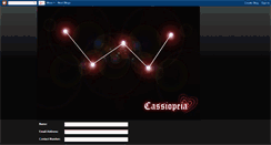 Desktop Screenshot of cassiopeia501.blogspot.com