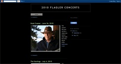Desktop Screenshot of flaglerconcerts.blogspot.com