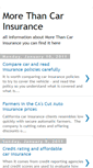 Mobile Screenshot of morethancar-insurance.blogspot.com
