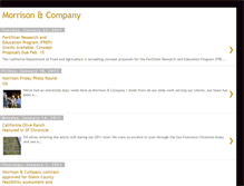 Tablet Screenshot of morrisoncompany.blogspot.com