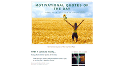 Desktop Screenshot of motivational-quotes-of-the-day.blogspot.com