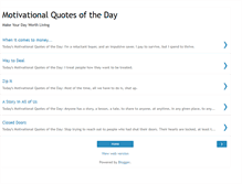 Tablet Screenshot of motivational-quotes-of-the-day.blogspot.com