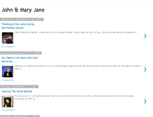 Tablet Screenshot of johnandmaryjane.blogspot.com