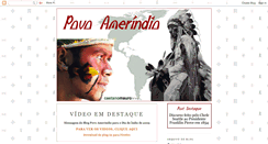 Desktop Screenshot of povoamerindio.blogspot.com