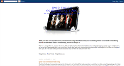 Desktop Screenshot of ipod-touch-commercial-song.blogspot.com