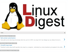 Tablet Screenshot of linux-digest.blogspot.com
