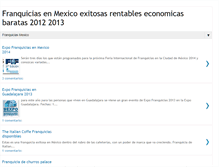 Tablet Screenshot of franquiciasdemexico.blogspot.com