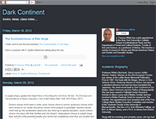 Tablet Screenshot of darkcontinentblog.blogspot.com