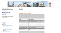 Desktop Screenshot of hyderabadtourist.blogspot.com