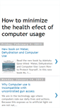 Mobile Screenshot of minimizehealtheffectofcomputerusage.blogspot.com