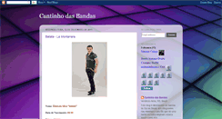 Desktop Screenshot of cantinhodasbandas.blogspot.com