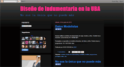 Desktop Screenshot of indumentariaenlauba.blogspot.com