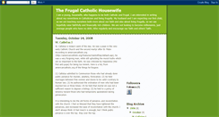 Desktop Screenshot of frugalcatholichousewife.blogspot.com