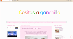 Desktop Screenshot of cositasaganchillo.blogspot.com