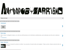 Tablet Screenshot of antropobizarrismo.blogspot.com