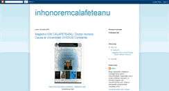 Desktop Screenshot of inhonoremcalafeteanu.blogspot.com